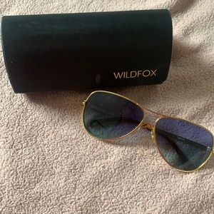 wild fox sunglasses worn once perfect condition.